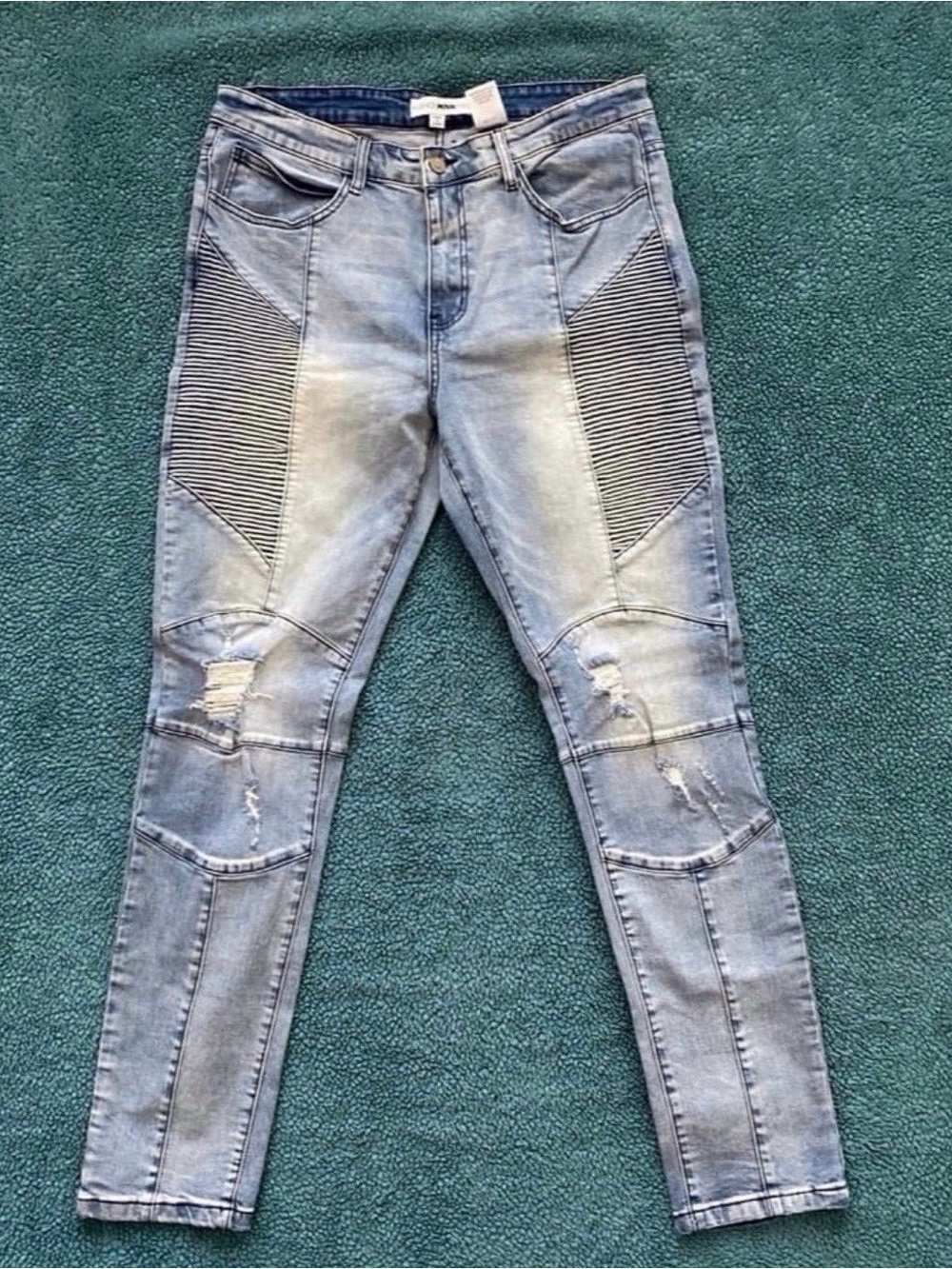 Men’s Distressed Jeans, Fashion Nova, Size 36